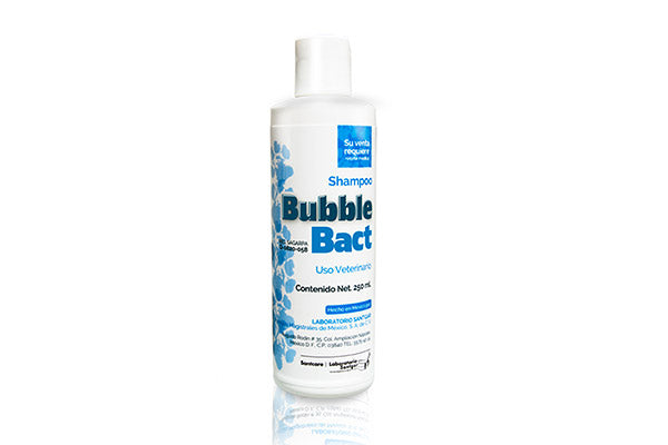 Bubble bac shampoo 250 mL SANTGAR ( bactericida antiséptico ) TEMPORALMENTE AGOTADO